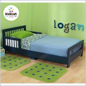 KidKraft Slatted Toddler Cot in Blueberry