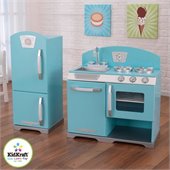 Kidkraft Blue Retro Kitchen & Refrigerator