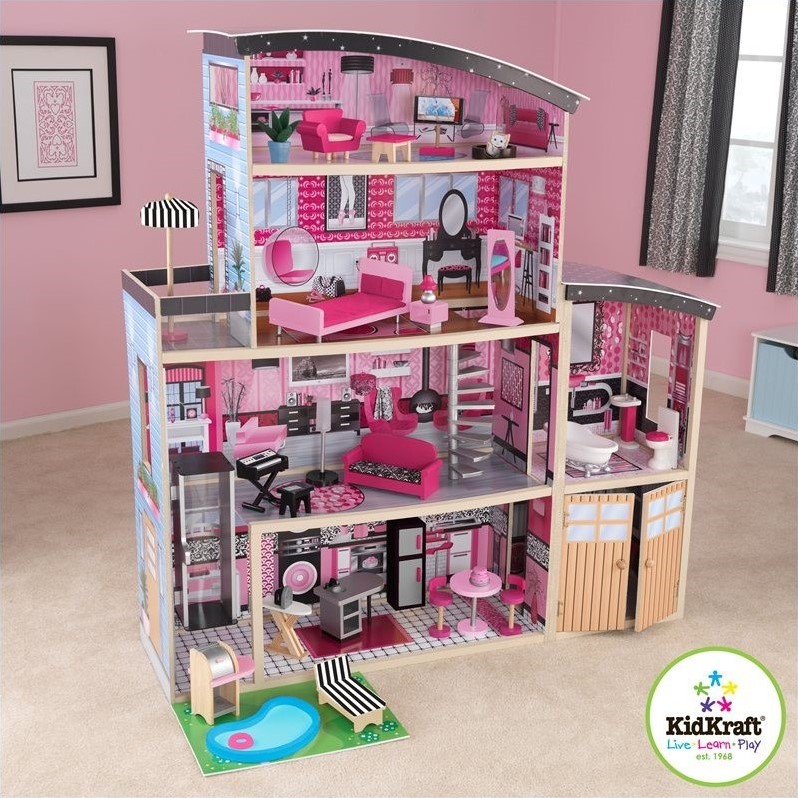 sparkle and shine fashion doll house