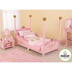 Kidkraft Princess Girls Toddler Bed In Pink Picture