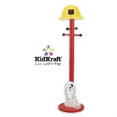 KidKraft Firefighter Standing Coat Rack