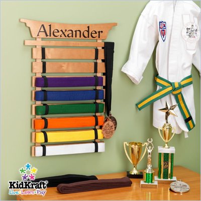 KidKraft Martial Arts Belt Holder