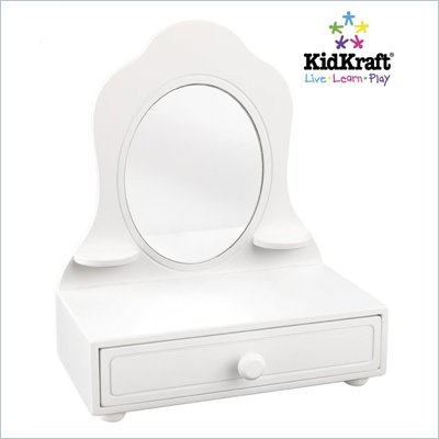 KidKraft White Tabletop Vanity