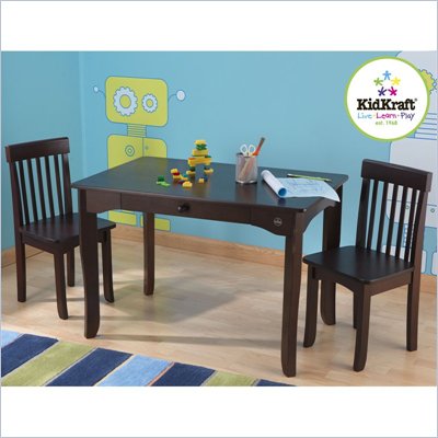 KidKraft Avalon Table and 2 Chair Set in Espresso