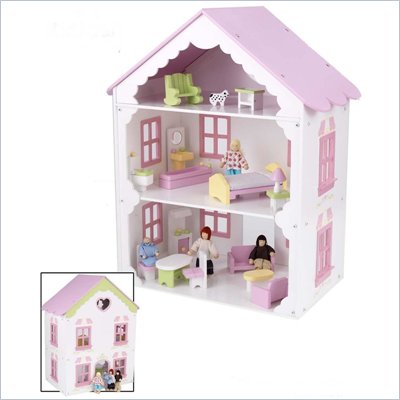 KidKraft Doll Cottage Pink Dollhouse