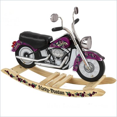 KidKraft Girls' Harley Davidson Roaring Softail Rocker