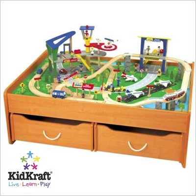 KidKraft Train Table in Honey