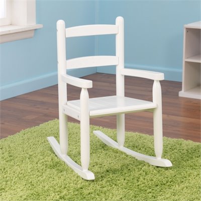 KidKraft 2-Slat Rocking Chair in White