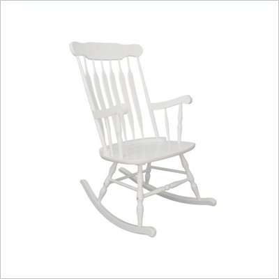KidKraft Hill Country Rocker in White (Adult Rocking Chair)