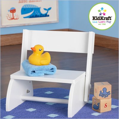 KidKraft Flip Kids Step Stool in White