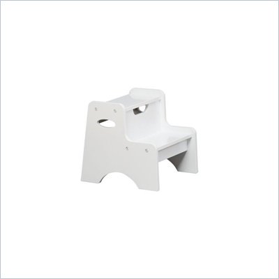 KidKraft Two Step Stool for Kids in White