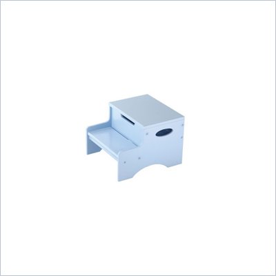 KidKraft Step 'n Store Kids Step Stool in Sky Blue