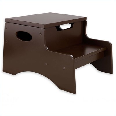 KidKraft Step 'n Store Kids Step Stool in Chocolate