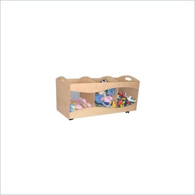 KidKraft See-Thru Storage Bin in Natural