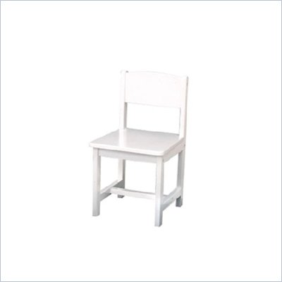 KidKraft Aspen 12" Single Wood  Seating Chair in White