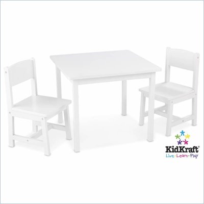KidKraft Aspen 2-Chair Set in White