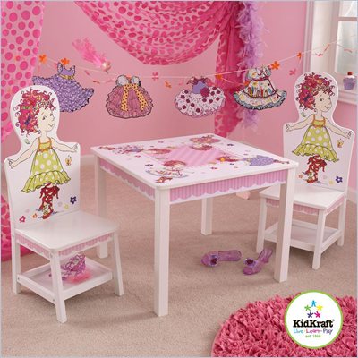 KidKraft Fancy Nancy Table and 2 Chair Set