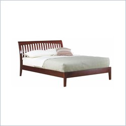 Modus Newport Platform Bed with Two Drawer Nightstand 2 Piece Bedroom Set