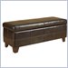 Modus Milano Leather Storage Bench