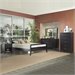 Modus Nevis Espresso Platform Bed 3 Piece Bedroom Set with Free Mirror