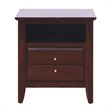 ADD TO YOUR SET: Modus City II 2 Drawer Nightstand in Coco
