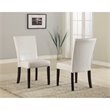 ADD TO YOUR SET: Modus Bossa Parsons Chair in White Leatherette (Set of 2)