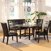 Modus Bossa 5 Piece 54 Inch Round Dining Table Set