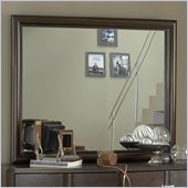 Modus Perimeter Landscape Mirror in Chocolate Brown Finish