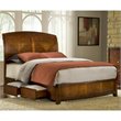 ADD TO YOUR SET: Modus Brighton Wood Storage Bed in Cinnamon