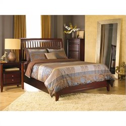 Modus Furniture International City II Rake Bed in Coco