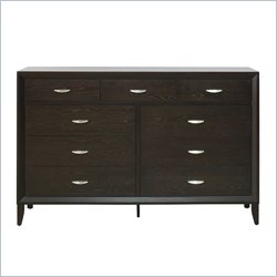 Modus Furniture International Penthouse Seven Drawer Dresser in Coco
