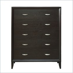 Modus Furniture International Penthouse Five Drawer Chest in Coco