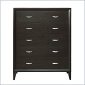 Modus Penthouse Five Drawer Chest in Coco