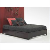 Modus Nevis Espresso Simple Platform Storage Bed 5 Piece Bedroom Set