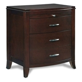 Modus Brighton Charging Station Nightstand in Cinnamon