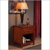 Modus Nevis Charging Station Nightstand in Spice