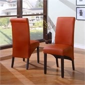 Modus Cosmo Sleigh Back Chair in Sienna (Set of 2)