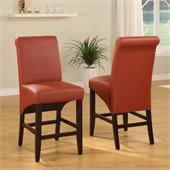 Modus Cosmo Sleigh Back Stool in Sienna (Set of 2)