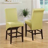 Modus Cosmo Sleigh Back Stool in Kiwi (Set of 2)