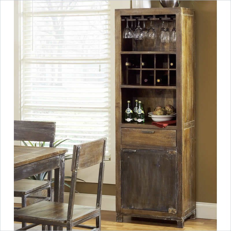 Modus Farmhouse Wine Rack in Antique Walnut