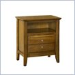 ADD TO YOUR SET: Modus Furniture City II Two Drawer Nightstand in Pecan