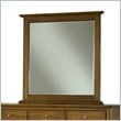 ADD TO YOUR SET: Modus Furniture City II Beveled Glass Mirror in Pecan