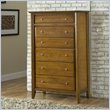 ADD TO YOUR SET: Modus Furniture City II 6 Drawer Chest in Pecan