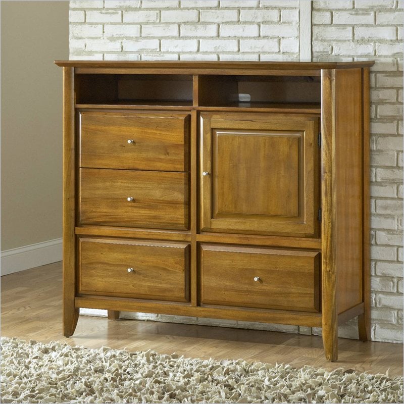 Modus Furniture City II Media Chest Pecan