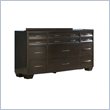 ADD TO YOUR SET: Modus Furniture Contour Nine Drawer Dresser in Ebony 