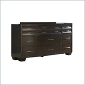 Modus Furniture Contour Nine Drawer Dresser in Ebony 