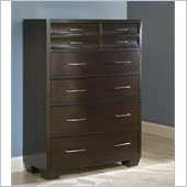 Modus Furniture Contour Six Drawer Chest in Ebony 