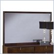 ADD TO YOUR SET: Modus Furniture Legend Wood Landscape Mirror in Chocolate Brown