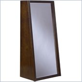 Modus Furniture Legend Wood Bookcase Back Floor Mirror in Chocolate