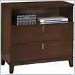 ADD TO YOUR SET: Modus Furniture Legend Wood Two Drawer Media Chest in Chocolate Brown